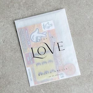 Tout modèle de mariage personnalisé | Lots de cartes à gratter personnalisées pour mariage | Larmes de joie | Paquets de mouchoirs en papier | Porte-cartes à gratter