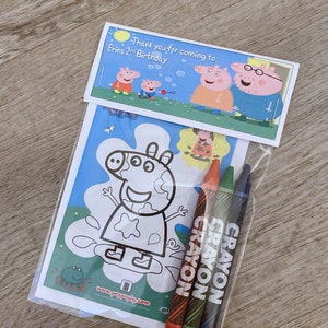 Party Favours | Personalised Birthday Party | Colouring Packs | Peppa Pig | Christening | Wedding | Party