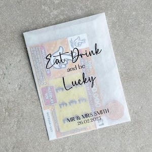 Tout modèle de mariage personnalisé | Lots de cartes à gratter personnalisées pour mariage | Larmes de joie | Paquets de mouchoirs en papier | Porte-cartes à gratter