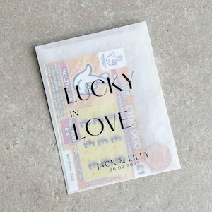 Tout modèle de mariage personnalisé | Lots de cartes à gratter personnalisées pour mariage | Larmes de joie | Paquets de mouchoirs en papier | Porte-cartes à gratter