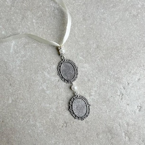 Single | Double | Triple Quádruplo Oval Wedding Bouquet Memória Foto Charm | Wedding Bouquet Memorial Charm | Wedding Memorial Bouquet Charm