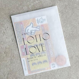 Tout modèle de mariage personnalisé | Lots de cartes à gratter personnalisées pour mariage | Larmes de joie | Paquets de mouchoirs en papier | Porte-cartes à gratter
