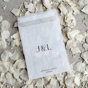 Any Design Personalised Wedding Confetti Packs | Personalised Wedding Tissue Packs | Throw Some Love | Confetti Packs | Tissue Packets