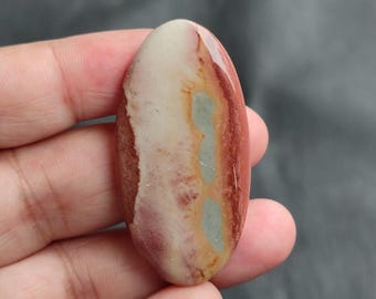 Natural Polychrome Jasper Cabochon, Royal Savannah Jasper Cabochon, Desert Jasper Cabochon, Polychrome Jasper Gemstone, 63 CTS, 50x25x5 MM