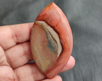 Natural Polychrome Jasper Cabochon, Royal Savannah Jasper Cabochon, Desert Jasper Cabochon, Polychrome Jasper Gemstone, 152 CTS, 77x42x6 MM