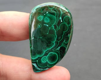 High Quality Chrysocolla Malachite Cabochon, Azurite Malachite Cabochon, Malachite Chrysocolla Cabochon, Size 44x27x6 MM, 104 CTS.