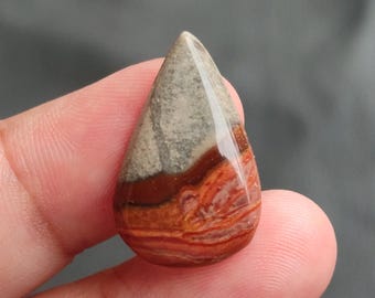 Natural Polychrome Jasper Cabochon, Royal Savannah Jasper Cabochon, Desert Jasper Cabochon, Polychrome Jasper Gemstone, 12 CTS, 24x15x4 MM