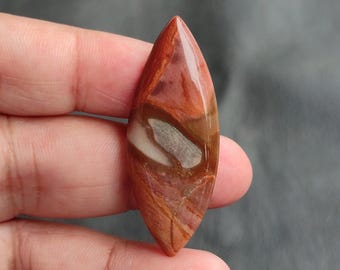 Natural Polychrome Jasper Cabochon, Royal Savannah Jasper Cabochon, Desert Jasper Cabochon, Polychrome Jasper Gemstone, 29 CTS, 46x17x5 MM