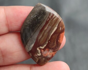 Natural Polychrome Jasper Cabochon, Royal Savannah Jasper Cabochon, Desert Jasper Cabochon, Polychrome Jasper Gemstone, 35 CTS, 40x28x4 MM