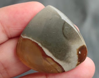 Natural Polychrome Jasper Cabochon, Royal Savannah Jasper Cabochon, Desert Jasper Cabochon, Polychrome Jasper Gemstone, 48 CTS, 33x35x5 MM