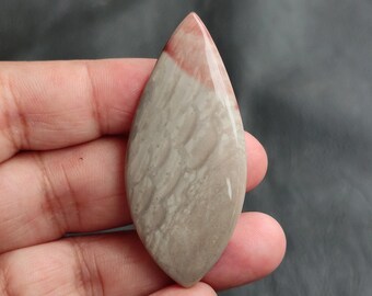 Natural Polychrome Jasper Cabochon, Royal Savannah Jasper Cabochon, Desert Jasper Cabochon, Polychrome Jasper Gemstone, 61 CTS, 57x25x6 MM