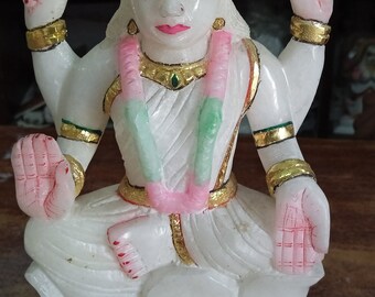 Marble Devi Laxmi ji Moorthi