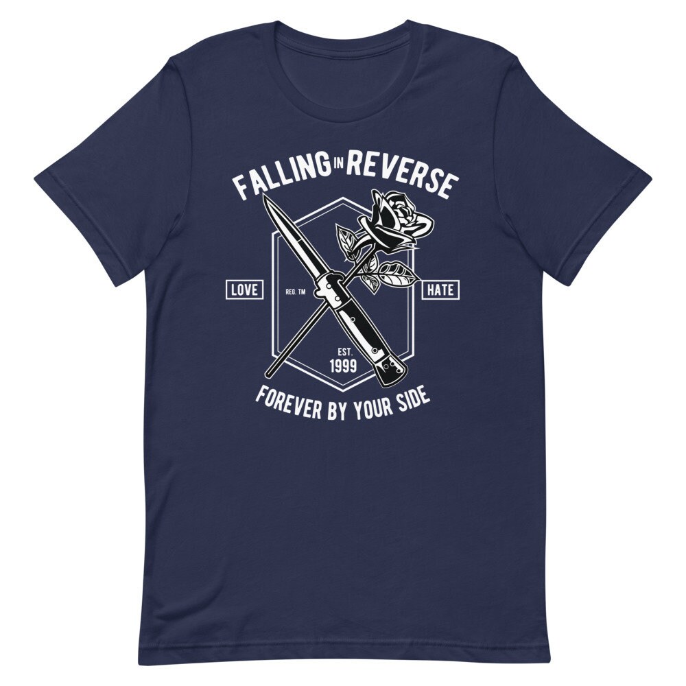Falling in reverse. Men tshirt. Printed tshirt 100 cotton. Etsy