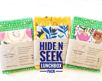 Lunchbox Pack - Hide n Seek (Set of 2 - small 20x20cm and Medium 28x28cm)