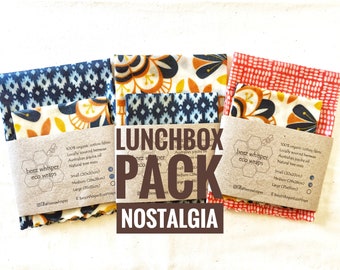 Lunchbox Pack - Nostalgia (Set of 2 - small 20x20cm and Medium 28x28cm)