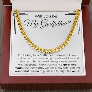 Will You Be My Godfather Godfather Proposal Gift Proposal | Etsy