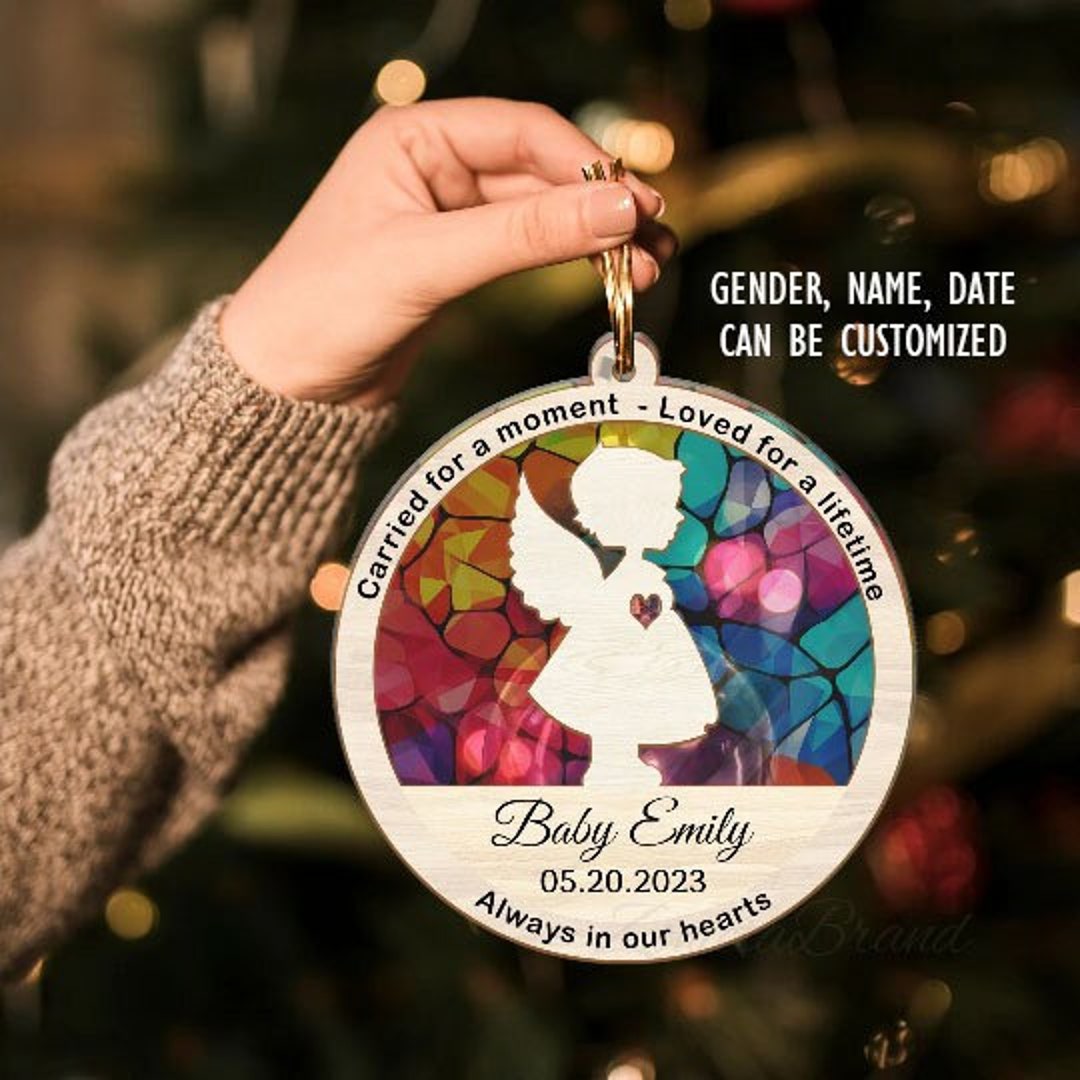 Infant Loss Sympathy Suncatcher, Angel Baby Suncatcher, Miscarriage