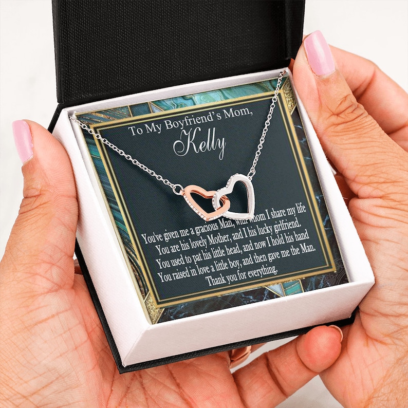Boyfriends Mom Mother's Day Gift on Card Boyfriends Mom Etsy