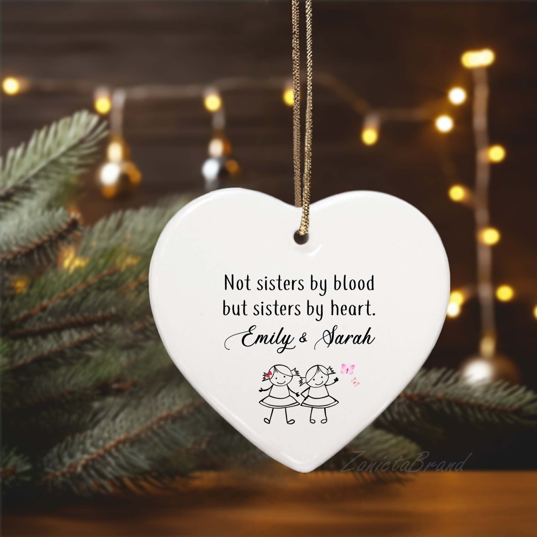 Not sisters by blood necklace best sale