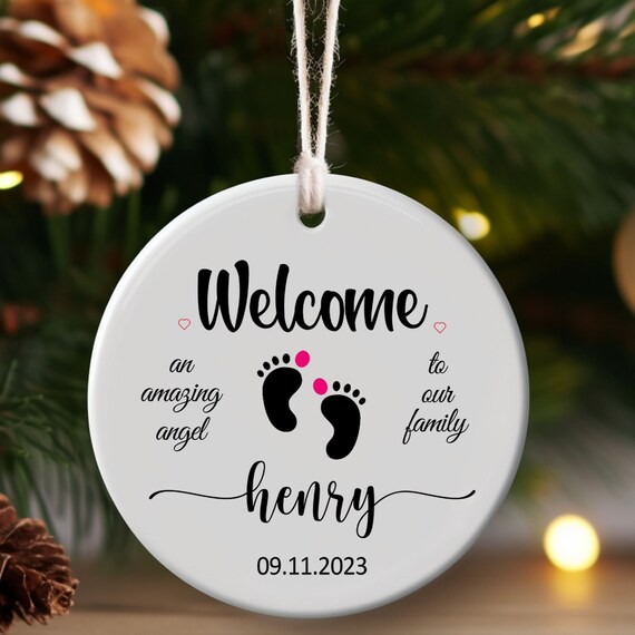 Family ornament best sale with new baby