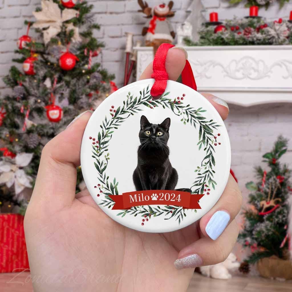 * black cat ornament ୨୧* 黒猫さん クリップ （a） Amazon.com: Littryee Cat Moon Metal Wall Decor, Black Cat