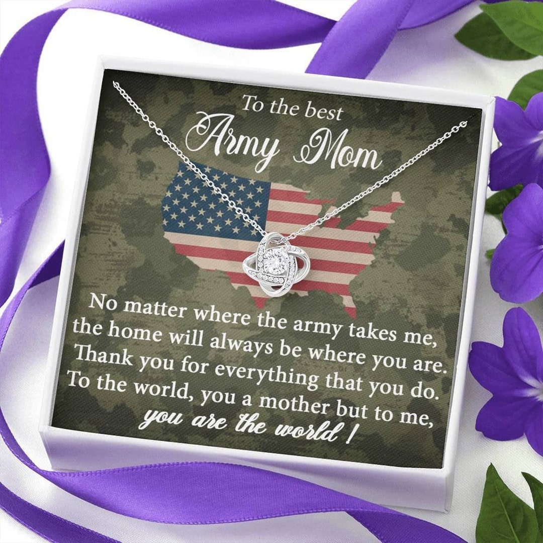 Army Mom Necklace Gift Military Mom Deployment Gift For Mom - Etsy Australia