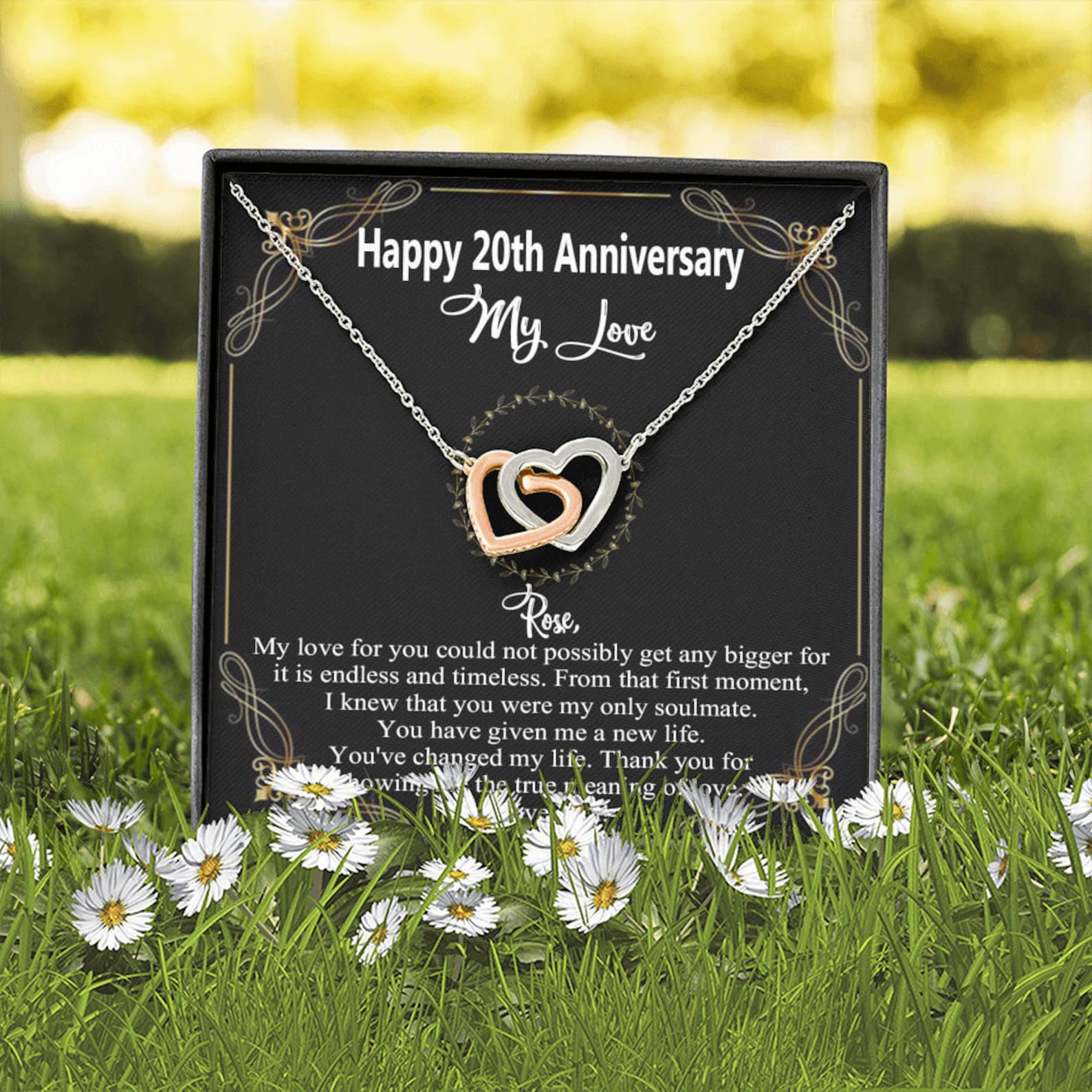 20th Wedding Anniversary Gift for Wife 20 Year Anniversary Etsy UK
