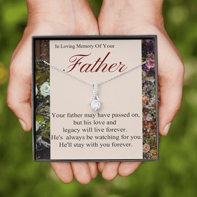 Memorial Gift for Daughter Loss of Father Remembrance Etsy