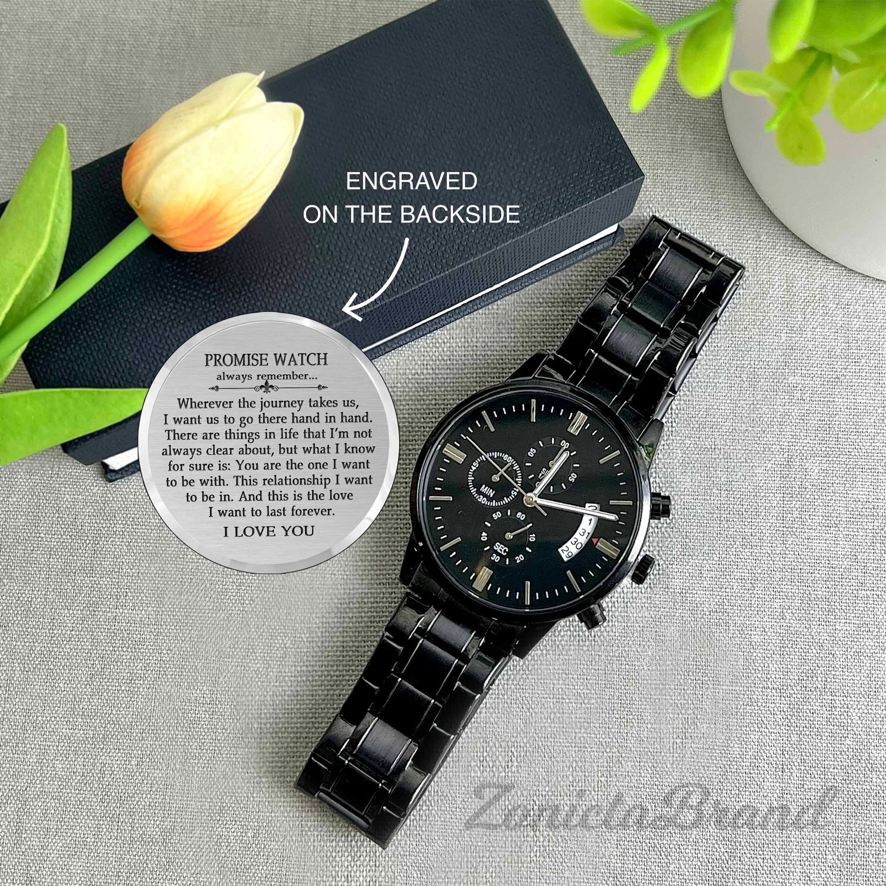 Promise Watch for Boyfriend Useful Gift for Boyfriend Special Gift for Boyfriend on His Birthday Small Gift for Boyfriend Christmas Etsy UK