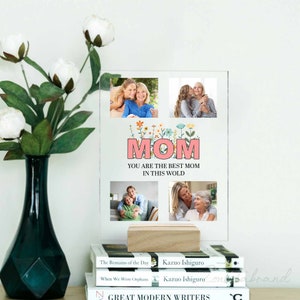 Personalized Photo Mother Acrylic Plaque, Custom Photo Sign for Mom, Mother's Day Gifts Ideas ...