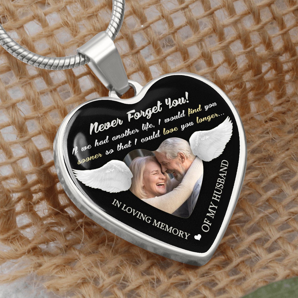 Remembrance clearance necklace husband