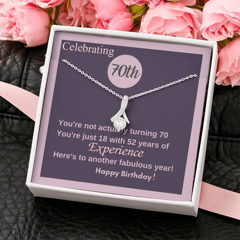 Presents For Mum 70th Birthday
 70th Birthday Gift for Mom 70th Birthday Alluring Necklace Etsy
