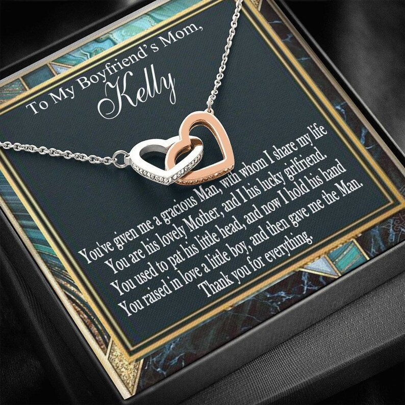 Boyfriends Mom Mother's Day Gift on Card Boyfriends Mom Etsy