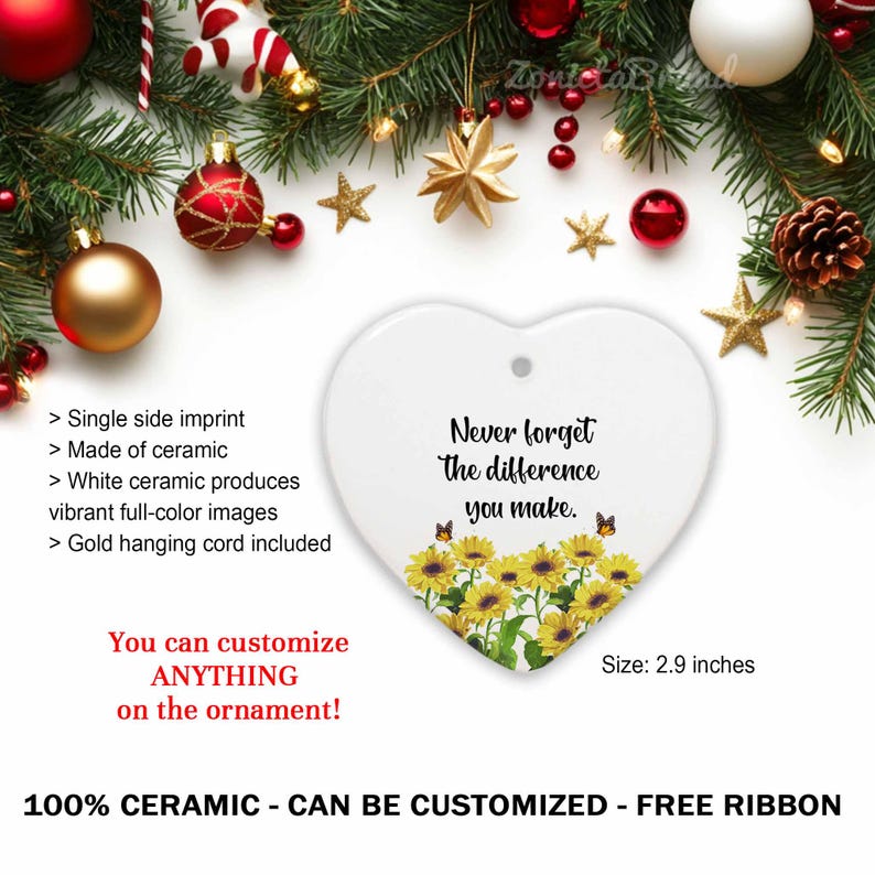 Retirement Ornament, Retirement Christmas Gift, Thank You Gift, Gift