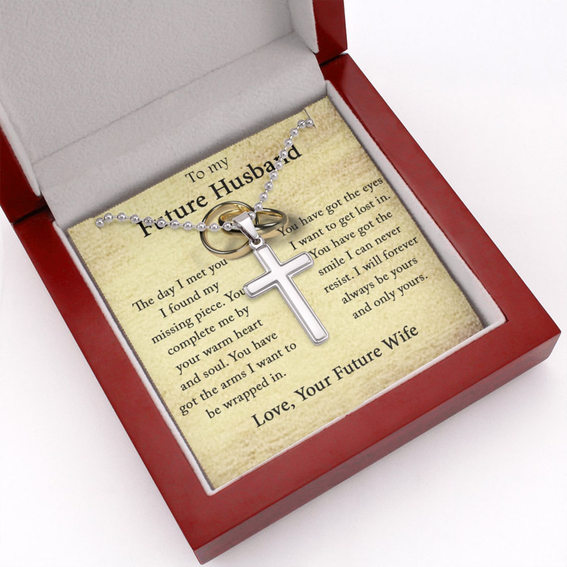 To My Future Husband Gift Gifts for Fiance Him Personalized Etsy