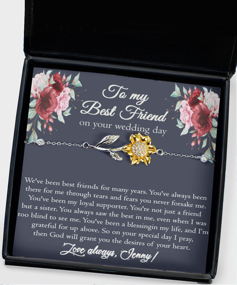 To My Best Friend on Your Wedding Day Gift From Maid of Honor Etsy