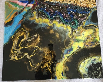 Resin Painting/ Resin Wall Art / Modern Art / Home Decor/ Resin Art/ Luxury Wall Art / Eposy Resin Art