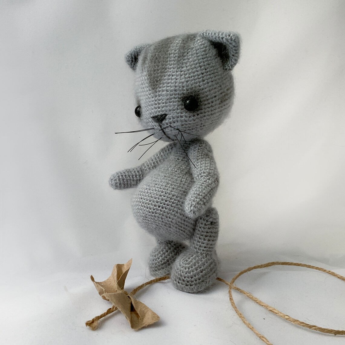 KIT tiny cat PATTERN eng/rus pdf toy crochet amigurumi | Etsy