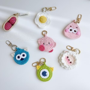 Crochet AirTag Cover Handmade Cute Keychain Charm & Bag Accessory Fun Thoughtful Gift Idea