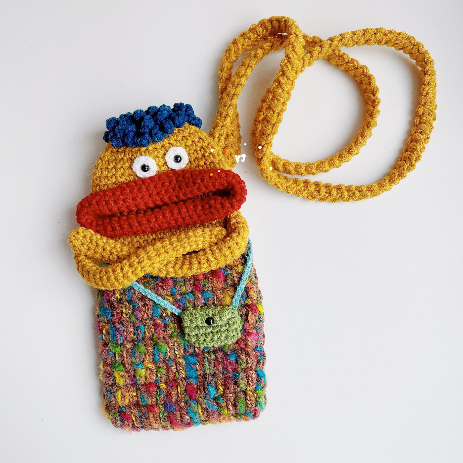 Vintage Crochet Bag, Handmade Knit Bag, Retro Crochet Tote Bag, Woman's  Knit Bag, Large Capacity Bag, Casual Knit Bag, Gift for Girlfriend 