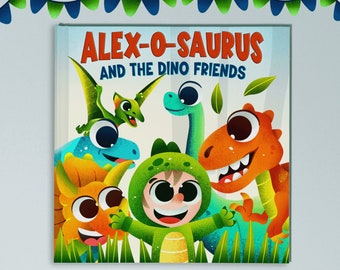 Name-O-Saurus | Personalized Kids Books | Dinosaurs Adventure | Children 3+ | Children's Book