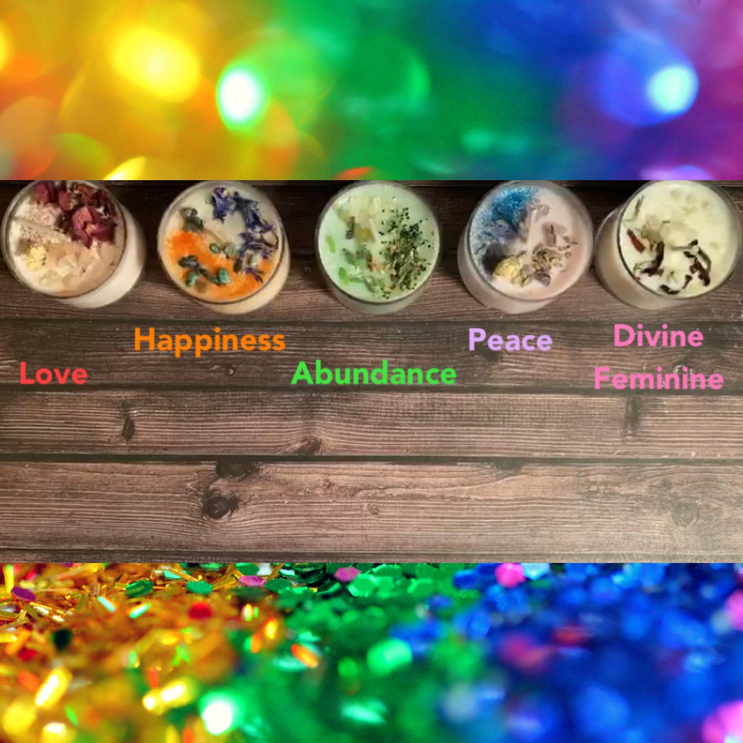 Any 4 Tea Light Intention Candles - Etsy
