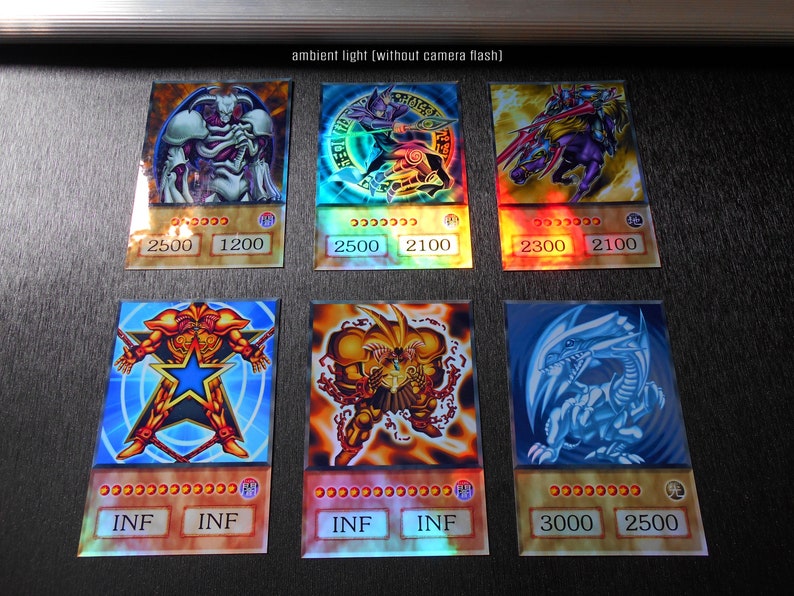 Build Your Deck Holographic Anime Cards Orica Yugioh Cards Etsy