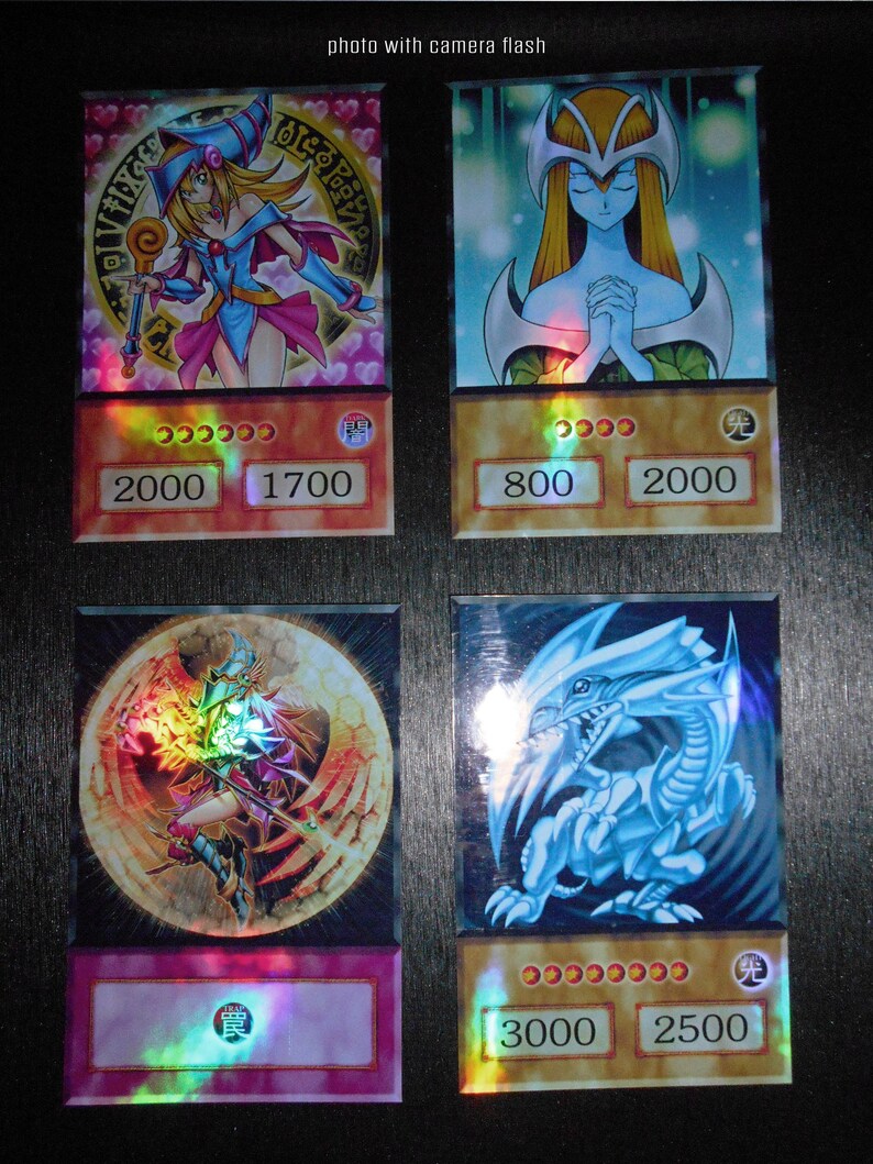 Build Your Deck Holographic Anime Cards Orica Yugioh Cards Etsy