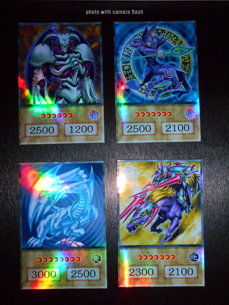 Build Your Deck Holographic Anime Cards Orica Yugioh Cards Etsy