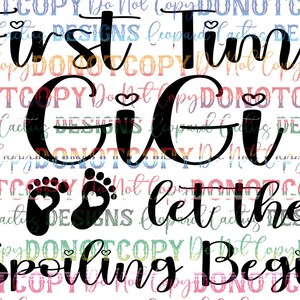 Gigi Let The Spoiling Begin HQ PNG SVG Files Instant Download