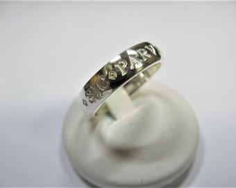 Uncharted Nathan Drake-ringreplica in 925 zilver