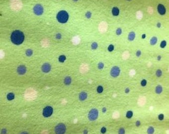 Fabbies T-shirt fabric with insects on a green background