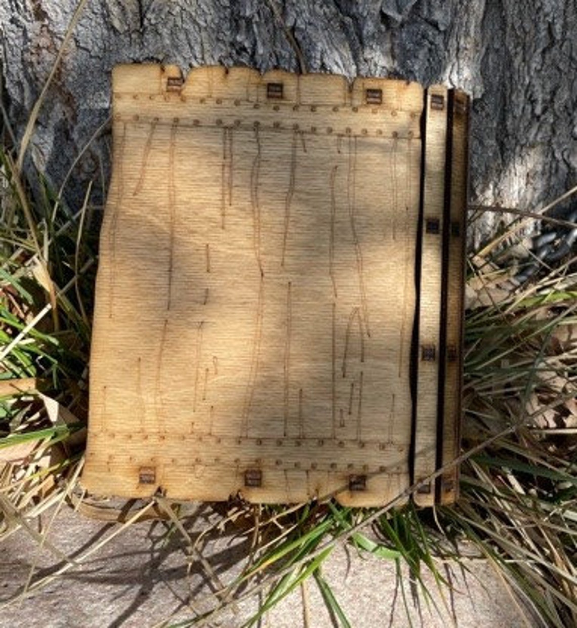 Dnd Wood Book Handmade Laser Cut Book Box Lock Closure Etsy UK