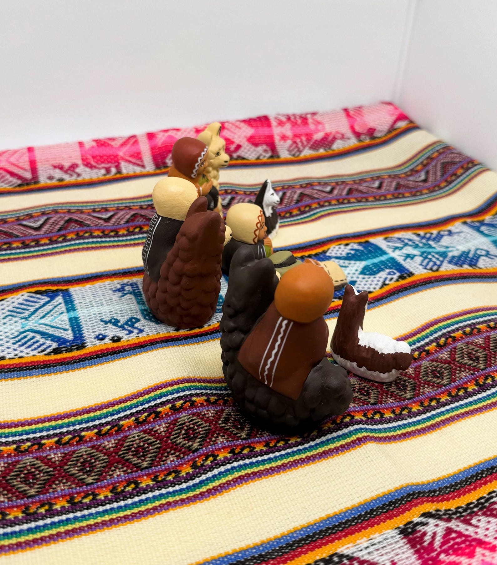 Handcrafted Peruvian Nativity Set 